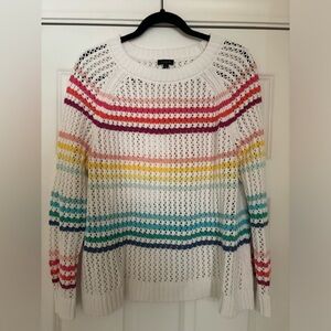 Talbot’s Ladies Spring/Summer weight striped sweater - Size L